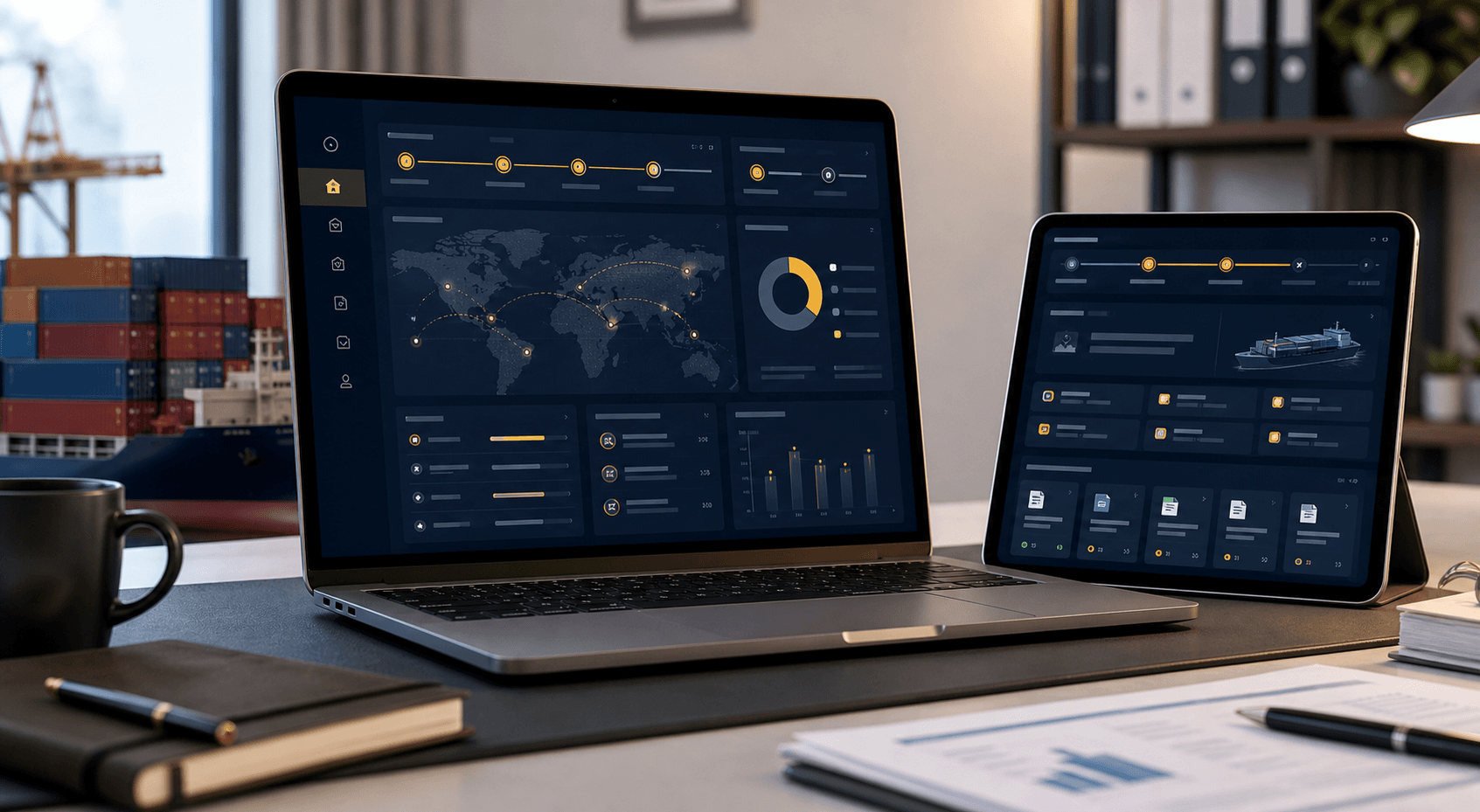 Payment records, trade documents and service review paperwork